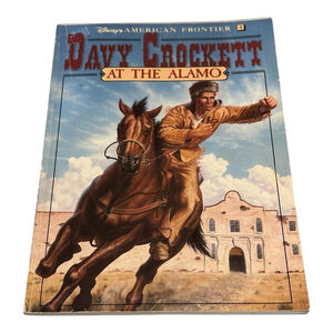 Vintage Disney Davy Crockett at the Alamo Justine Korman Paperback Disney Press